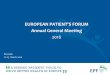 UROPAN PATINT’S ORUM · 2016-04-06 · UROPAN PATINT’S ORUM Annual General Meeting 2016. 22.03.2016 EPF Annual General Meeting ... EPF HTA Working Group Module on HTA principles