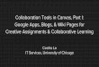 Collaboration Tools in Canvas, Part I: Google Apps, Blogs, & Wiki … · 2017-12-22 · Thank you for stopping by our family food blog where you can find well-crafted recipes for