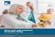 Floor and wall solutions for senior living · Floor and wall solutions for senior living Creating a safe, warm and comfortable community for seniors with Altro ... Diabetic eye disease