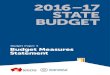 2016 17 STATE BUDGET - Internodeservicesa.cdn.on.net/budget201617/pdfs/budget/2016-17_budget_m… · 2016 17 Budget Measures Statement 7 Relief will also be available when a person