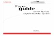 Paper guide - Xerox · Xerox Nuvera Digital Production System Paper Guide v Introduction Introduction This guide provides information for selecting, storing, and using paper in the