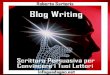 Roberto Sartoris - ScrittoreVincente · scrittura ipnotica e copywriting adattabili ad un blog. Tutte ... consigli, casi di studio e casi di successo. Quest’ ultimo capitolo è