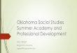 Oklahoma Social Studies Summer Academy and ...Oklahoma Social Studies Summer Academy and Professional Development S.G. Grant Binghamton University sggrant@binghamton.edu Our agenda