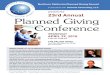 23rd Annual Planned Giving Conference€¦ · Planned Giving Conference Presenters and Workshops Northern California 23 rd Annual 12:15 Keynote Sponsored by Kaspick & Company Jonah