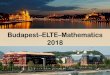 Budapest–ELTE–Mathematics 2018web.cs.elte.hu › ~agoston › msc › ELTE-Programs-in-mathematics-ww… · Courses (with mandatory credit numbers for the pure mathematics program