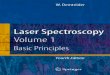 Laser Spectroscopy Vol. 1 - Τμήμα Χημείας · Laser Spectroscopy Vol. 1: Basic Principles Fourth edition 123. Wolfgang Demtröder Universität Kaiserslautern ... waves