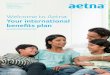 Welcome to Aetna Your international benefits plan core AI...Quality health plans & benefits Healthier living Financial well-being Intelligent solutions 46.02.330.1 B DOD (2/13) Welcome