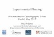 Experimental Phasing - Phenix Experimental Phasing Paul Adams Lawrence Berkeley Laboratory and Department