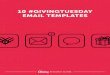 10 #GivingTuesday Email Templates Classy 1€¦ · 10 #GivingTuesday Email Templates | Classy 3 Introduction In 2015, #GivingTuesday raised over $116 million online, more than double
