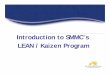 Introduction to SMMC’s LEAN / Kaizen Program · Lean in a Nutshell Heart Hands Head. Head •Scientific Method – PDCA: Measurable ; Small tests of change ; Example. Head •Relentless