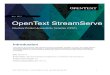 M a y 2 0 1 3 OpenText StreamServe · 2014-10-10 · presentation shall be synchronized with the presentation. Not Applicable The product does not have multimedia presentations. (c)