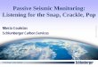 Passive Seismic Monitoring: Listening for the Snap ... 3... · Schlumberger Carbon Services Schlumberger Public Conclusions • Microseismic monitoring is an established technology