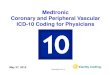 Medtronic Coronary and Peripheral Vascular ICD-10 Coding ... › content › dam › medtronic... · ICD-10 goes into effect October 1, 2015. ICD-10-CM for diagnosis codes and ICD-10-PCS