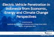 Electric Vehicle Penetration in Indonesia from …iesr.or.id/wp-content/uploads/2019/09/EV-Penetration-in...Electric Vehicle Penetration in Indonesia from Economic, Energy and Climate