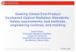 Seeking Global End-Product Incoherent Optical Radiation Standards ...€¦ · Seeking Global End-Product Incoherent Optical Radiation Standards - Safety requirements, test methods,