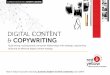 DIGITAL CONTENT COPYWRITING - Red & Yellow › content › uploads › ... · Copywriting & Digital Content Lecturer After spending 18 years as an industry copywriter in Joburg and