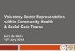Voluntary Sector Representation within Community Health ... · New agreement for Voluntary Sector Representation within Community Health & Social Care Teams Service originally started