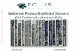 Well Positioned in Southern Chile - Equus MiningASX Code: EQE September 2018 Epithermal Precious-Base Metal Discovery For personal use only Well Positioned in Southern Chile 3 Positive
