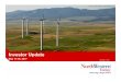 Investor Update - NorthWestern Energy › docs › default-source › ...Investor Update May 17-18, 2017 Spion Kop Wind Farm - near Geyser, MT. 2 ... Corporate Support Office 3010