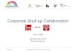 Corporate Start-up Collaboration - SIA-Toolbox ¢â‚¬› conference ¢â‚¬› 2018 ¢â‚¬› sites ¢â‚¬› ... Content 15.03.2018