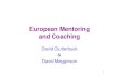 European Mentoring and Coaching · Diversity mentoring Diversity mentoring is a process of open dialogue that aims to achieve both individual and organisational - and even societal
