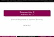 Econometrics II Tutorial No. 4 - GitHub Pages · 2020-04-13 · Summary Extra Topics Warm-up ExercisesProblem on heteroskedasticity modelling Computer Exercises Outline 1 Summary