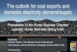 The outlook for coal exports and domestic electricity demand/supply€¦ · supply the growing coal demand in the non-OECD countries of Asia. Source: International Energy Agency,