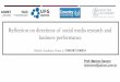 Reflection on directions of social media research …Reflection on directions of social media research and business performance British Academy Grant n. NMGR2\100034 Prof: Marcos Severo