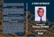 A VOICE OF REASON - WordPress.com · A VOICE OF REASON The writings of Savenaca Siwatibau Edited by Wadan Lal Narsey "Siwa died too soon, too quickly. Embodying the qualities of probity,