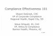Compliance Effectiveness 101 · GAO Report on Effectiveness (1999) • “ . . . the lack of an accepted definition of a compliance program would make any tabulation problematic.”