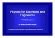 Physics for Scientists and Engineers I › ~roldan › classes › phy2048_ch2.pdf · Physics for Scientists and Engineers I Dr. Beatriz Roldán Cuenya University of Central Florida,