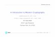 A Introduction to Modern Cryptography smb%c2%a0%c2%a0%c2%a0... on the history of cryptography. The Code Book: The Science of Secrecy from Ancient Egypt to Quantum Cryptography, Simon