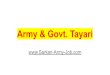 Army & Govt. Tayari · Army & Govt. Tayari . S.' 00 oo -tic 00 oo o . S.' 00 oo -tic 00 oo o