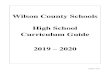 Wilson County Schools High School Curriculum Guide · 2019-01-25 · Wilson County Schools High School Curriculum Guide 2019 – 2020 Updated 1-18-19