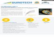 DUROSOLAR™ - Allduro.comallduro.com/wp-content/uploads/2018/10/Durosolar-PDS.pdf · bound chalky surfaces that require strengthening, prime with Durotech AR. Treat rusted metal