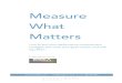 Measure What Matters 2018-02-15¢  WHITEPAPER: Measure What Matters . STACEY BARRI . STACEY BARRI . STAGE