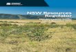 NSW Resources Regulator · report: December 2016 NSW Resources Regulator Background The NSW Resources Regulator, established on 1 July 2016, is responsible for the compliance and