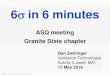 ASQ meeting Granite State chapter · 5/17/2016  · • Problem concentration diagram • Process analysis tools • Process decision program chart (PDPC) • Project planning and