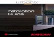 Installation Guide - Kaycan Vinyl Siding...urbanix installation guide introduction urbanix architectural panels Elevate the look of your home with our urbanix Aluminum Collection