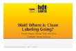 Wait! Where is Clean Labeling Going? - School …...–Saliva: ≈93% –Vegetables: ≈2% –Cured meats: ≈5% •Enterosalivary circulation of dietary nitrite –Ingested nitrate