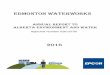 EDMONTON WATERWORKS - EPCOR · PDF file commissioned and completed by Q3 of 2017; • ELS Lowlift PH Intake Upgrade/ Travelling water screens upgrade – construction was commissioned