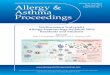 Allergy & Supplement No. 1 May-June 2012 Asthma Proceedings · 2017-04-06 · May-June 2012 Supplement No. 1 ... asthma, and urticaria form the bulk of these visits, and although