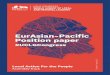 EurAsian-Pacific Position paper - UCLG The UCLG ASPAC Position paper highlights policy matters addressing