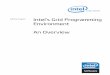 White Paper Intel’s Grid Programming Environment An Overviewgpe4gtk.sourceforge.net/GPE-Whitepaper.pdf · workflows. The Portal Client can be integrated into JSR 168-based Web Portal