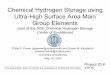 Chemical Hydrogen Storage using Ultra-High Surface Area ... · Chemical Hydrogen Storage using Ultra-High Surface Area Main Group Elements (part of the DOE Chemical Hydrogen Storage