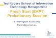 Fresh Start (EAP1) Probationary Session · Requirements (EAP1): • Students will enroll in 2 credit courses based on previous academic performance • Students with outstanding failures