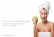 7 Common Mistakes People Make - Another Level Medispa · processes by having regular aesthetic facials and using good cosmeceutical based skin care. So fuel your body with the right