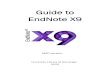 Guide to EndNote X9 · If a reference has several authors, write each name on a separate line by pressing the Enter key. Always write names in full. EndNote will automatically change