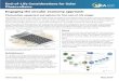 End-of-Life Considerations for Solar Photovoltaics ......sustainability within the PV industry. Recycling of solar equipment is increasingly possible as more recyclers accept modules