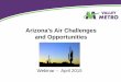 Arizona’s Air Challenges and Opportunities · Valley Bike Month (VBM) 2015 • Events across the valley – Family-friendly rides – Swap meet – Scavenger hunt – Hold an event